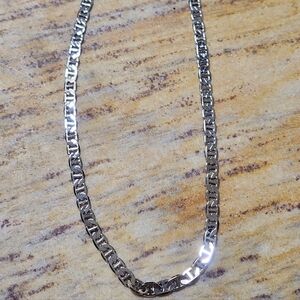 14K Gold Plated Figaro Chain 23" excellent condition